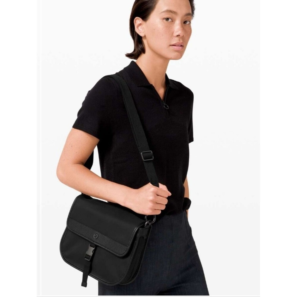 Lululemon Now & Always Crossbody 5L Bag, Black, Extra Strap Included
